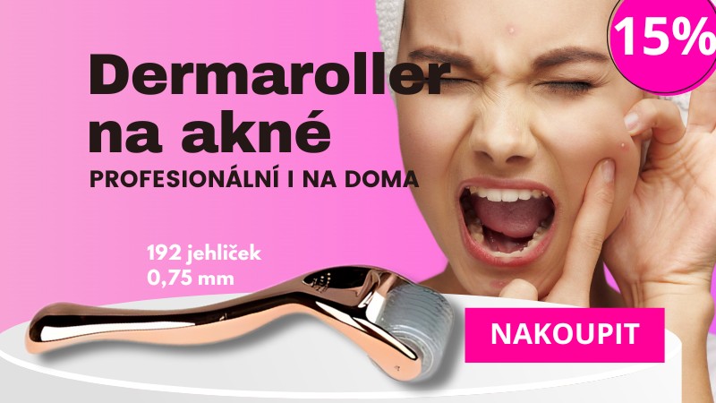 Dermaroller na akné – obličej ošetřovaný 192 jehličkovým dermarollerem (0,75 mm) pro redukci akné a zlepšení textury pleti, profesionální péče i pro domácí použití. Nakupte nyní s 15% slevou.